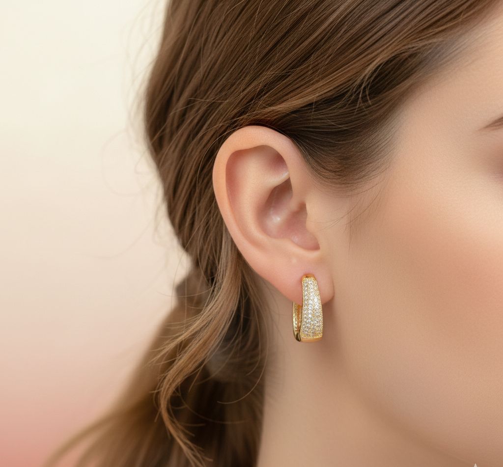 ARGOLLA ENCHAPE OVALADO DRD BRILLA