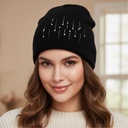 GORRO PERLAS ESTRELLA COLRS MUJER