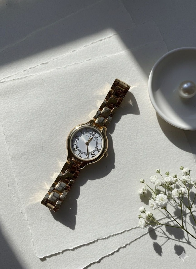 ANNE KLEIN RELOJ DORADO REDONDO MUJER