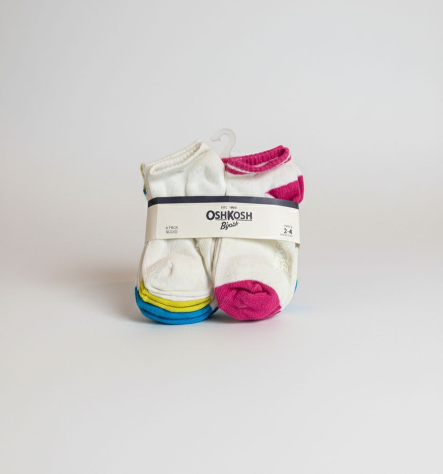 OSHKOSH CALCETINES NIÑA 6pack COLORES