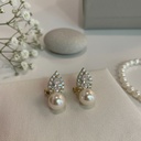 ARETES ENCHAPE DRD-BRILLANTE-PERLA