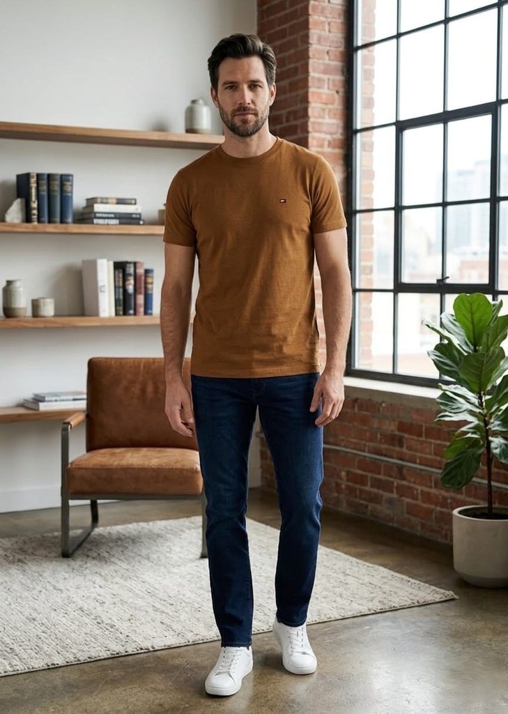 TOMMY CAMISETA CAFE HOMBRE 78JA561CA