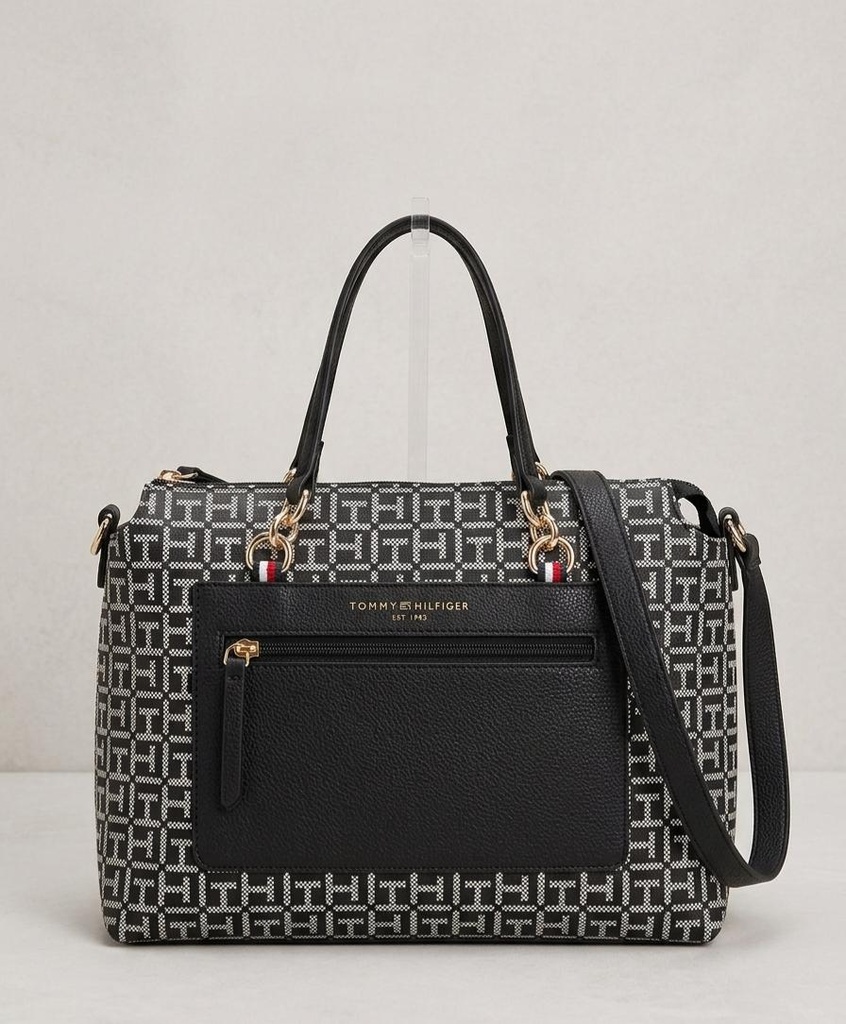 TOMMY CARTERA AZUL M-BLC MEDIANA