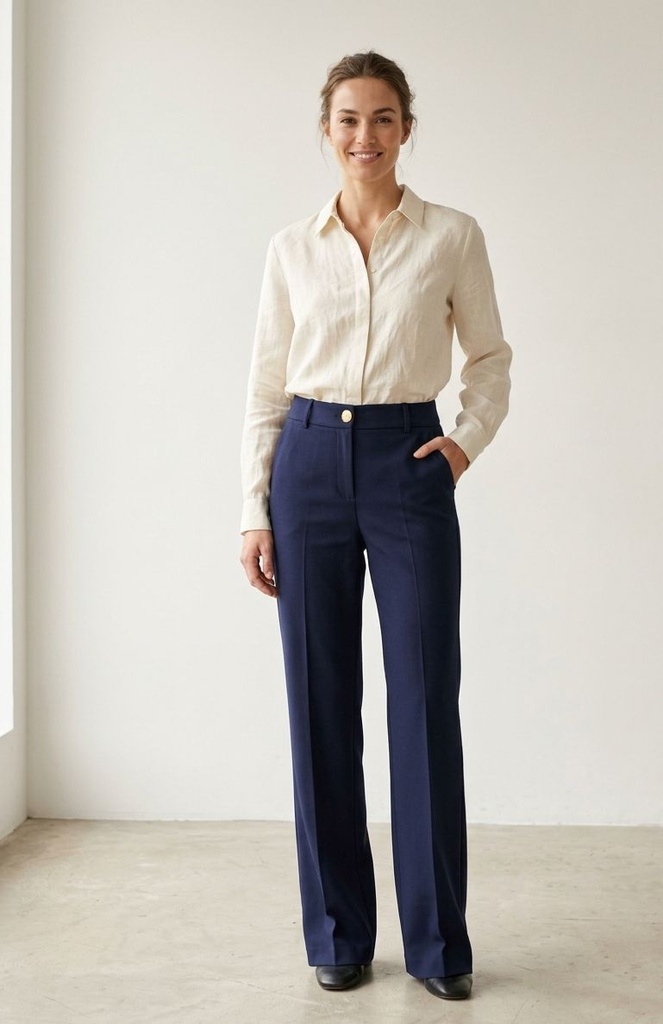 ANNE KLEIN LICRA AZUL MARINO MUJER