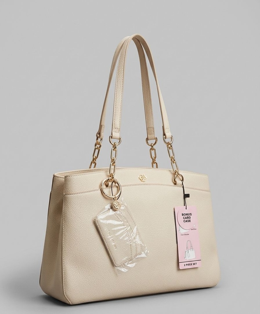 NANETTE LEPORE CARTERA CREMA GRANDE