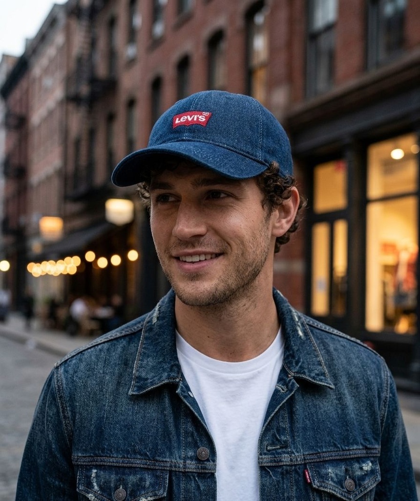 LEVI'S GORRA AZUL JEANS UNISEX