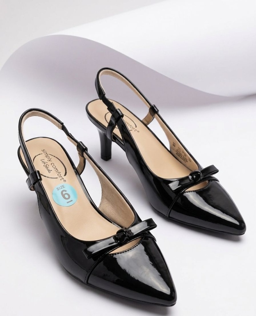 SIMPLY CONFORT ZAPATILLAS NEGRO TACON MARGARET