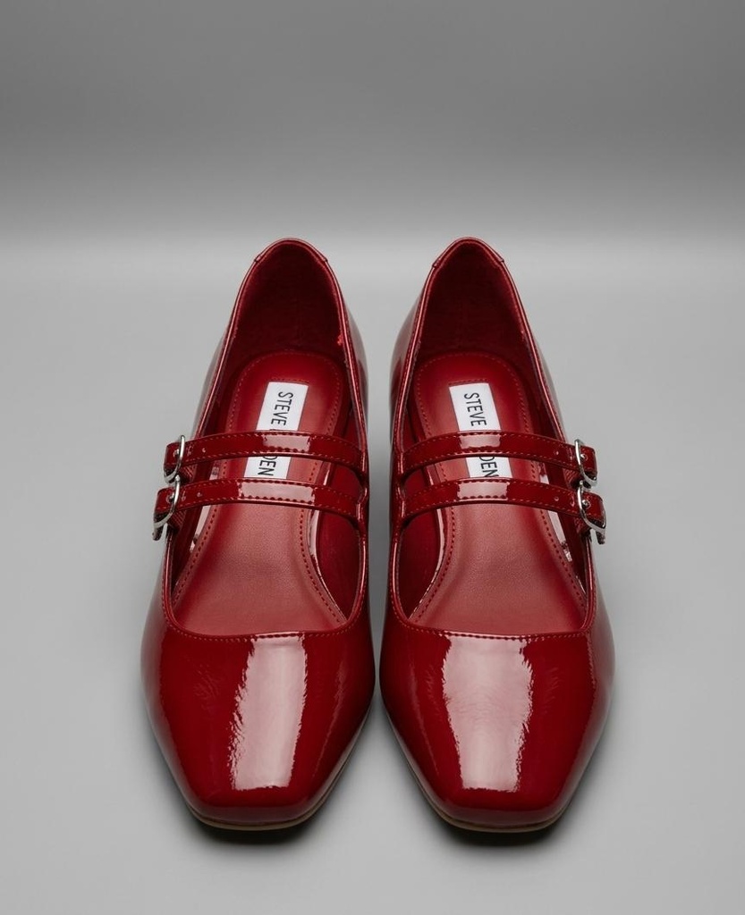 STEVE MADDEN ZAPATILLAS ROJO CHAROL 2368