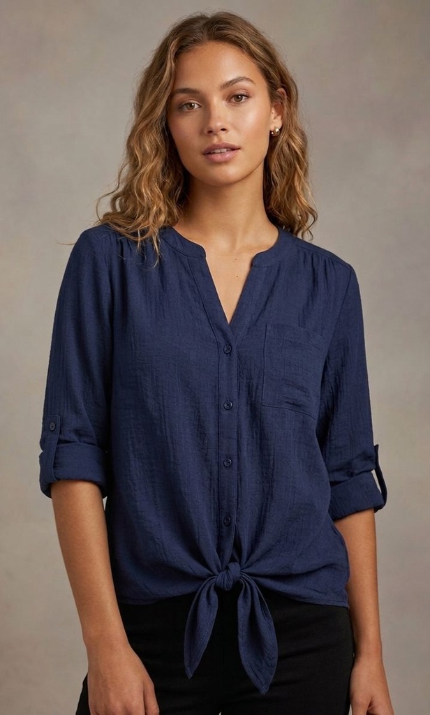 ZAC&RACHEL BLUSA AZUL MARINO ST81JQXB16