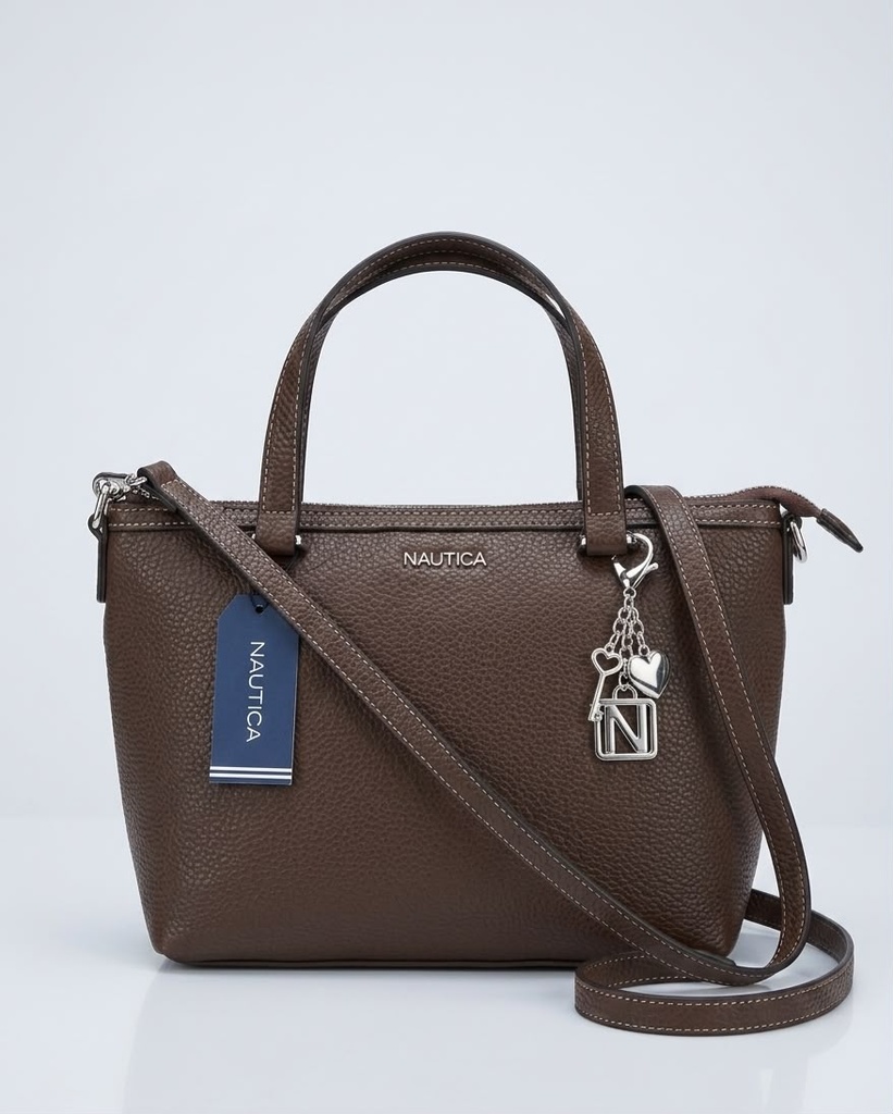 NAUTICA CARTERA CAFE OSCURO MEDIANO