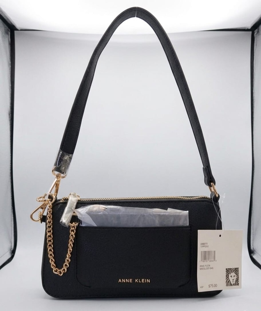 ANNE KLEIN CARTERA NEGRO+TAJETERO PEQUE