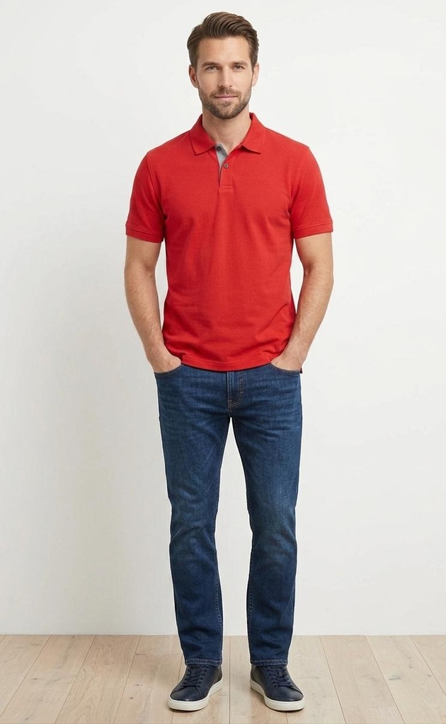 DKNY CAMISETA ROJO HOMBRE DKPL631