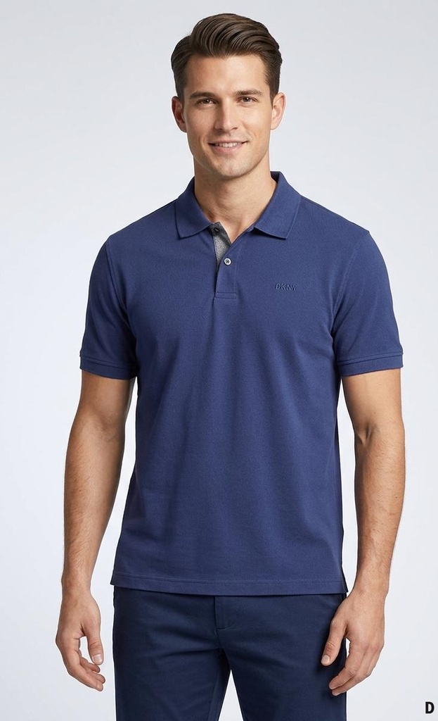 DKNY CAMISETA AZUL HOMBRE DKLP631