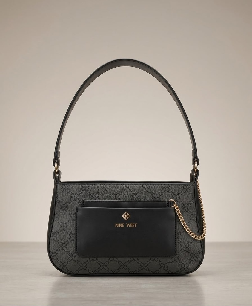NINE WEST CARTERA NGR-GRIS PEQUE