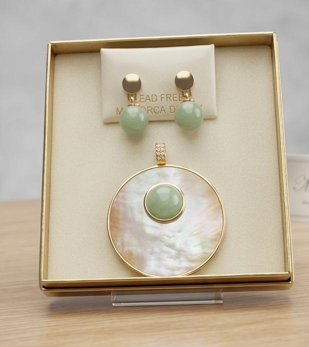 SET JUEGO ARETES-DIJE CLRS ENCHAPE