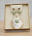 SET JUEGO ARETES-DIJE CLRS ENCHAPE