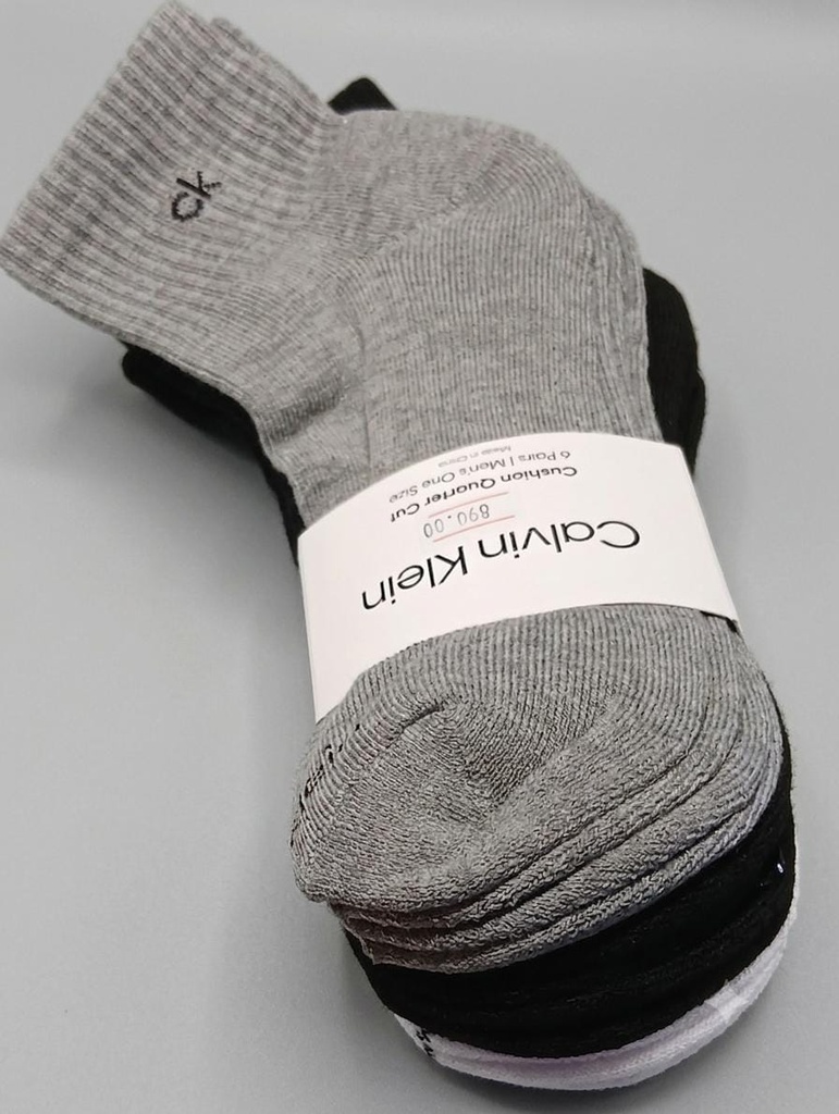 CALVIN KLEIN SET CALCETINES 6PZS CLRS
