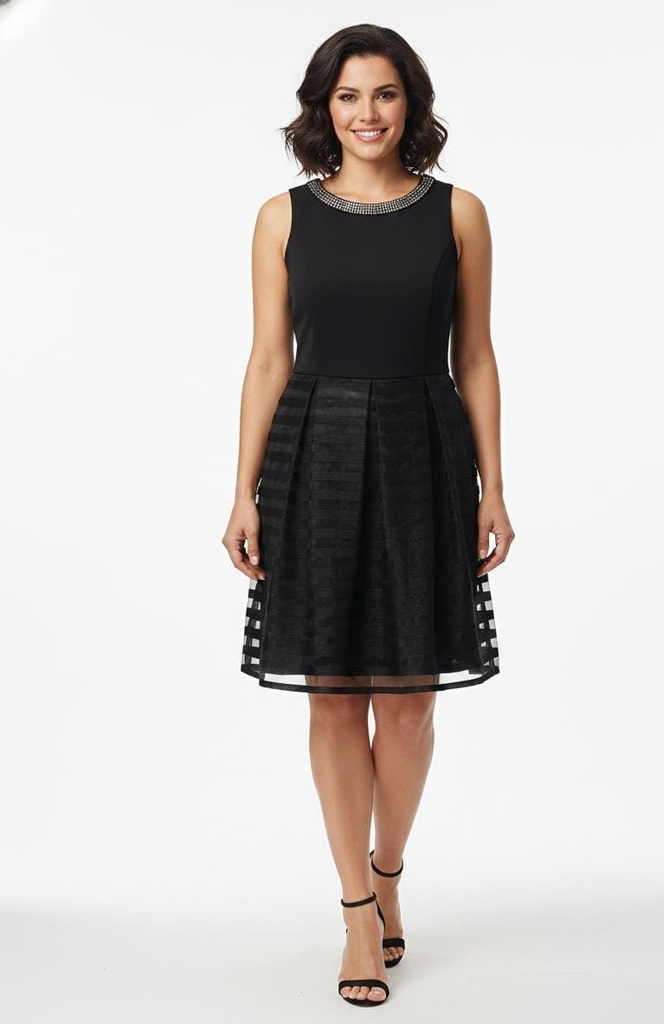 SD VESTIDO MUJER NEGRO