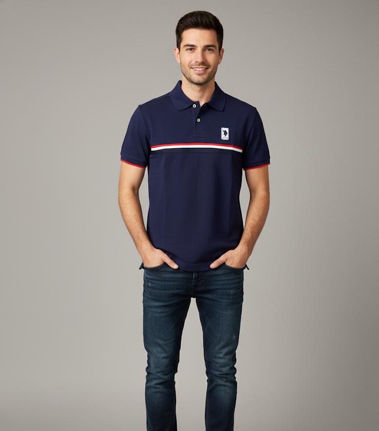 POLO CAMISETA AZUL MARINO LINAS BLC-
