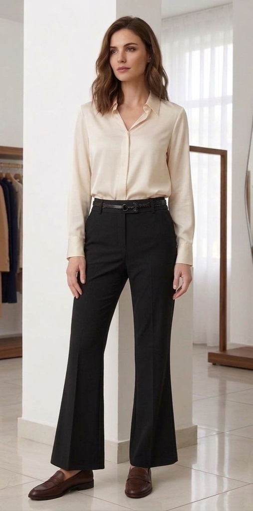 SHARAGANO PANTALON FORMAL NEGRO