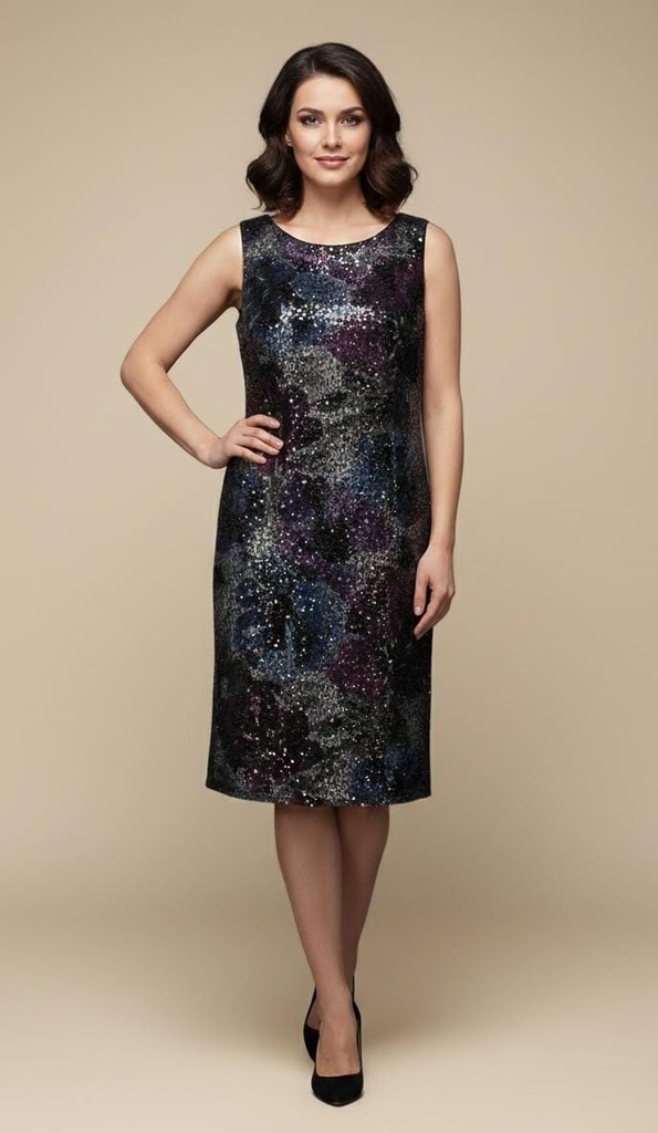 SD VESTIDO MUJER NEGRO ESTAM.CLRS