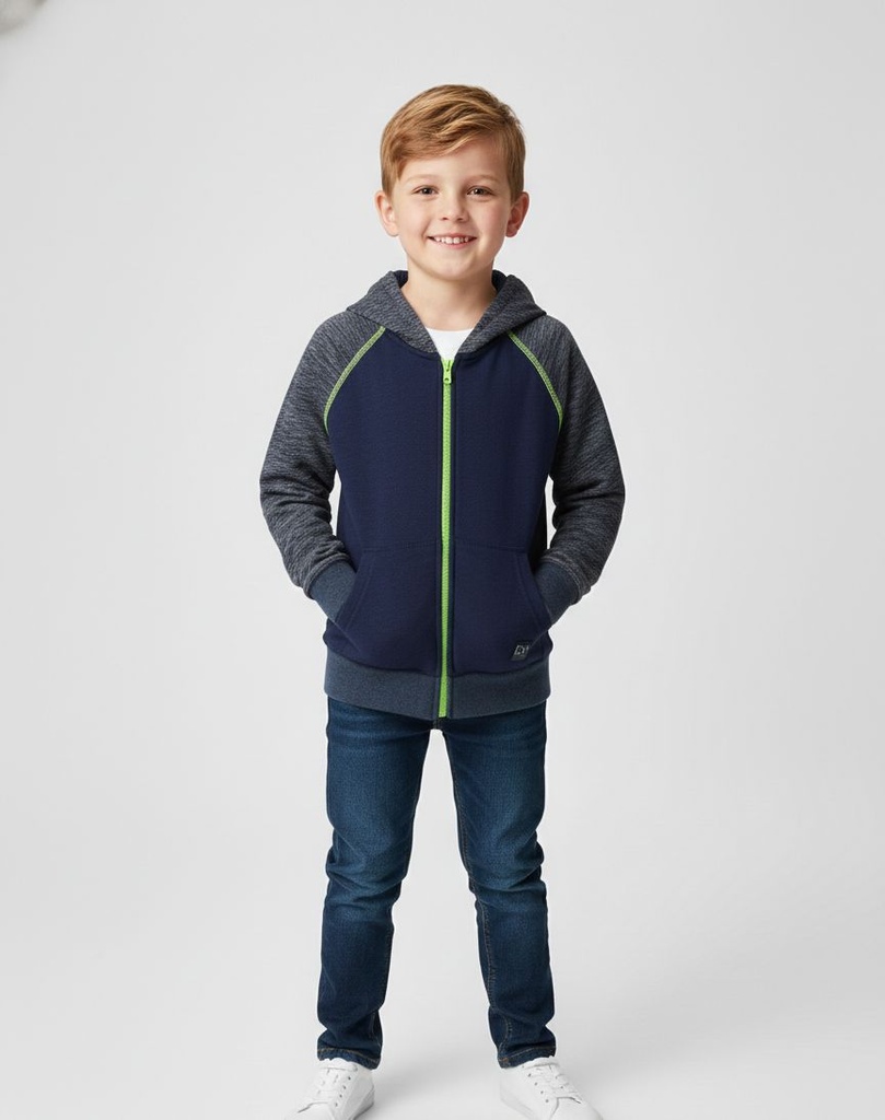 GAP BABY SUETER NIÑO AZUL MARINO-GRIS