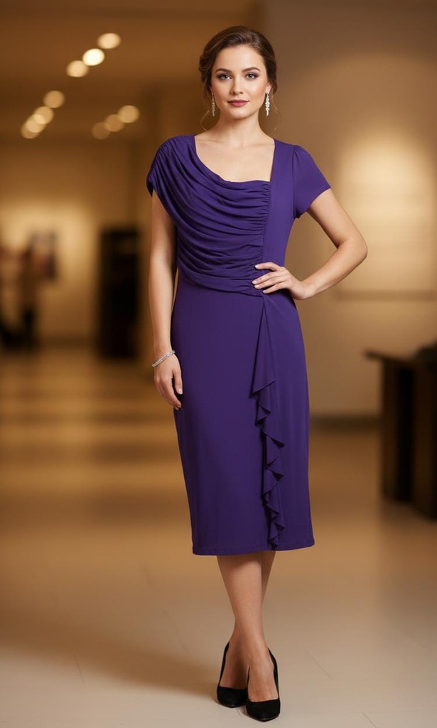 CENIA VESTIDO MUJER MORADO