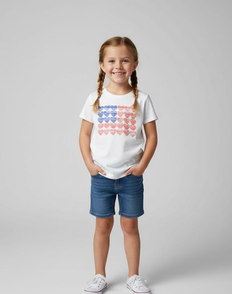 OSHKOSH BLUSA NIÑA BLANCO