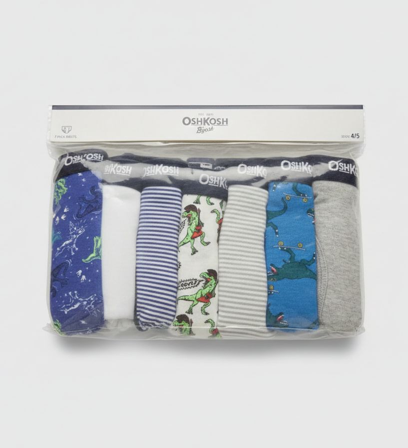 OSHKOSH SET D-ROPA INTERIOR NIÑO 7pzs