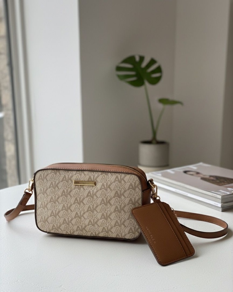 ANNE KLEIN CARTERA CAFE-BEIGE