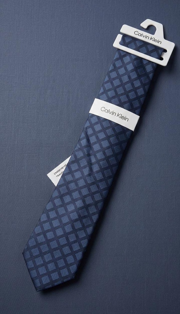 CALVIN KLEIN CORBATA AZUL HOMBRE