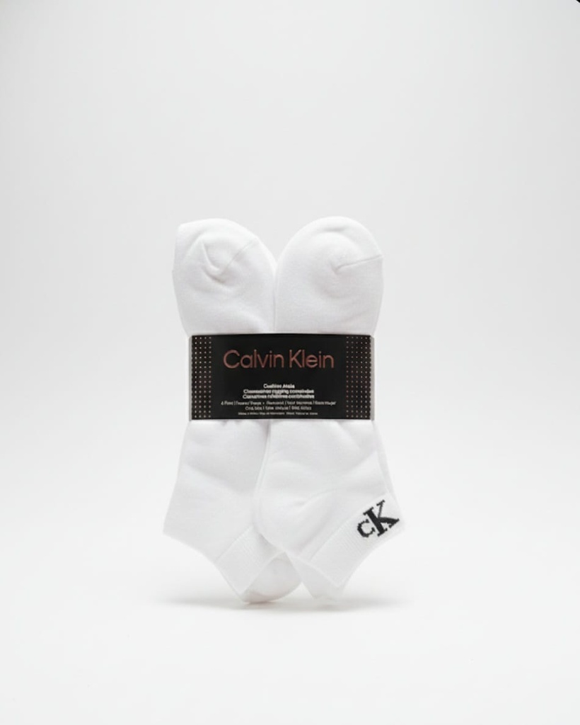 CALVIN KLEIN CALCETINES BLANCOS 6PZS