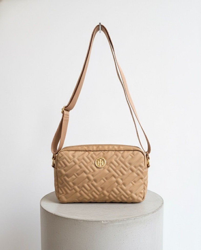 TOMMY CARTERA BEIGE PEQUEÑA