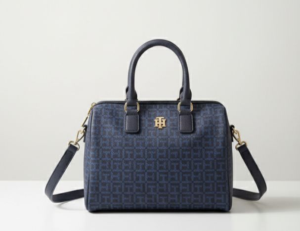 TOMMY CARTERA MEDIANA AZUL MARINO