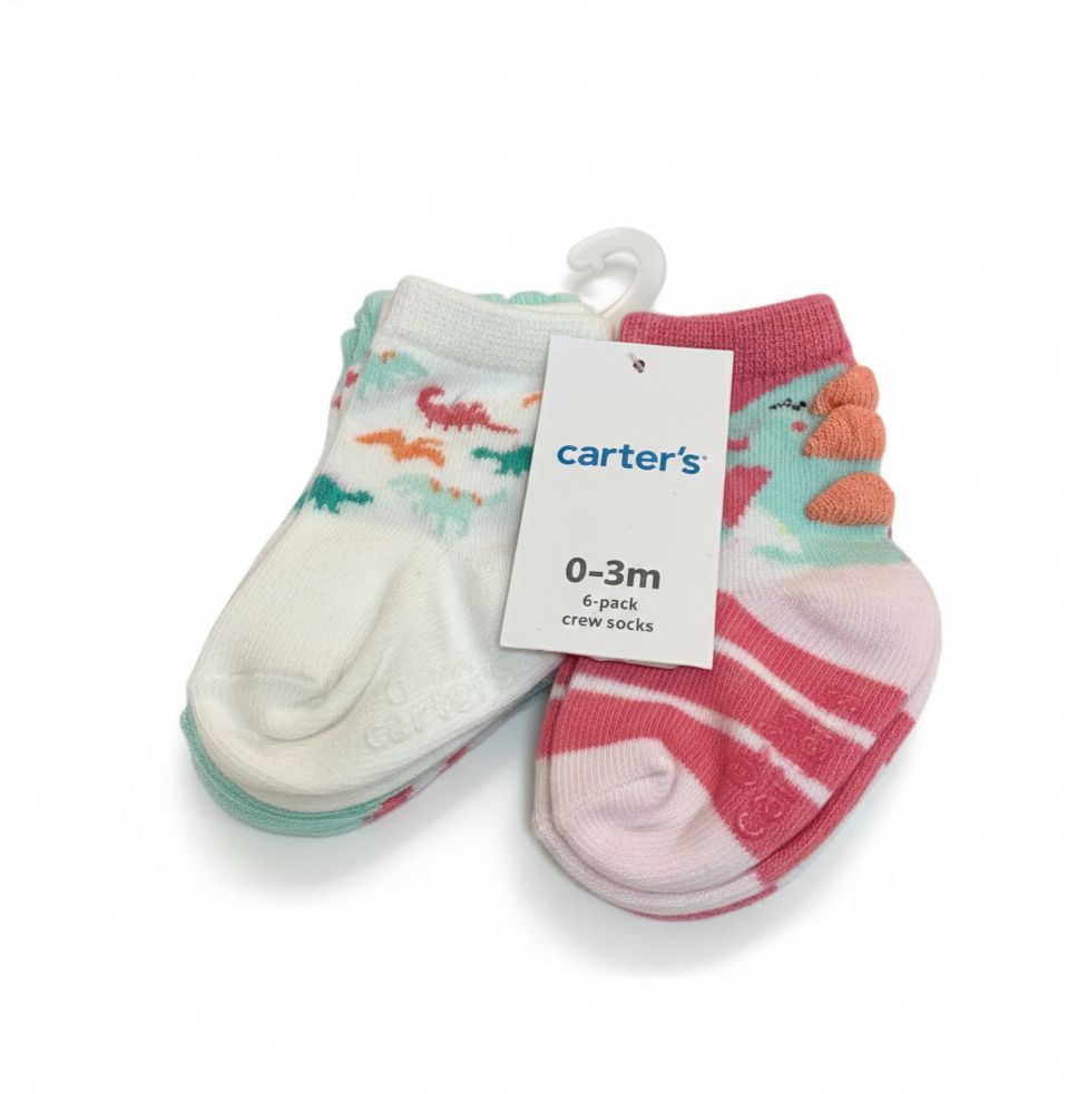 CARTER´S SET CALCETINES BEBE 6PZS