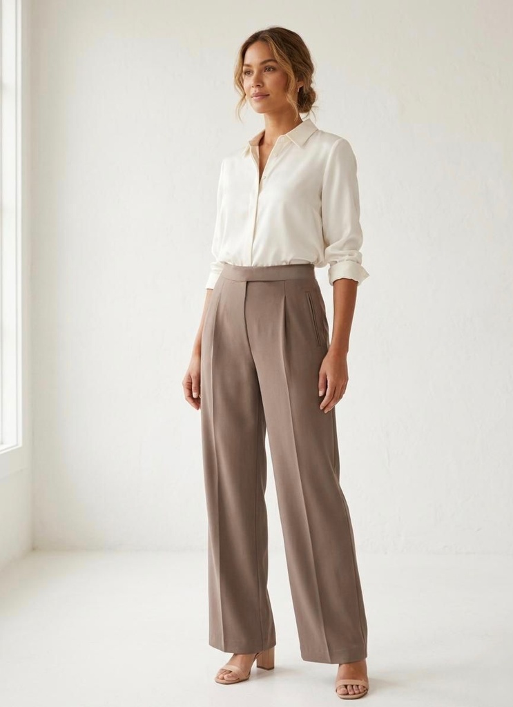 LAILA PANTALON FORMAL MUJER GRIS
