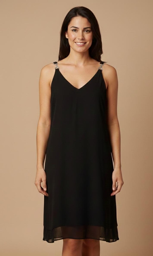 SHERI MARTIN VESTIDO MUJER NEGRO