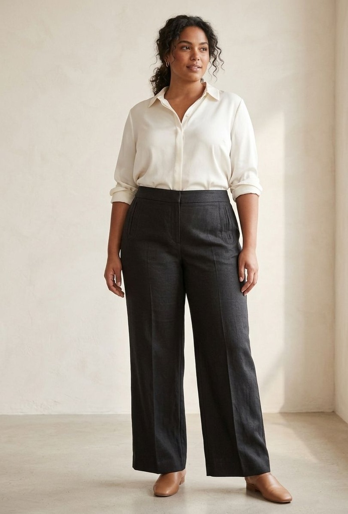 FOCUS 2000 PANTALON FORMAL NEGRO