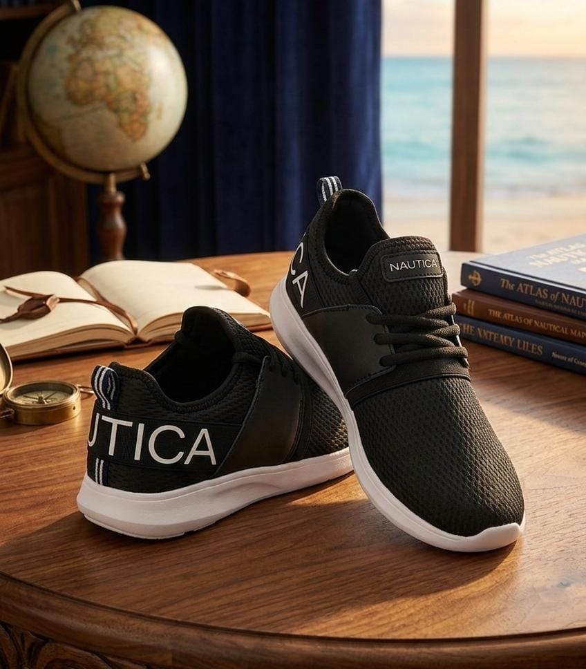 NAUTICA TENIS MUJER NEGRO
