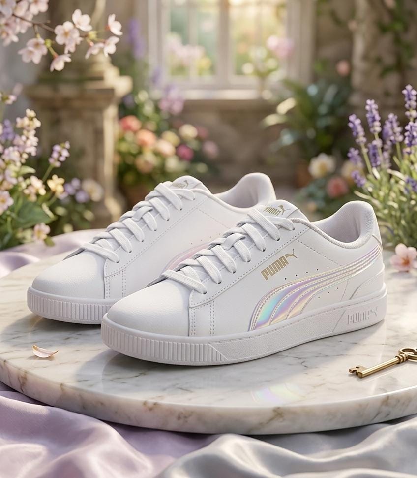 PUMA TENIS MUJER BLANCO-BRILLANTE