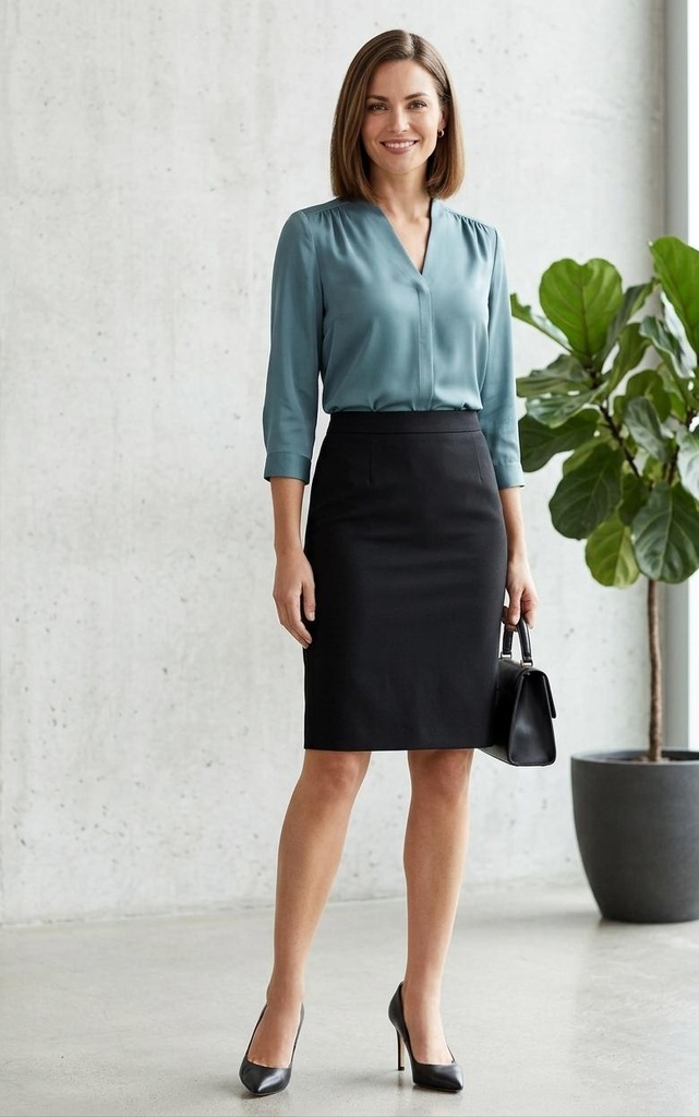 DANIELLA Y. FALDA MUJER NEGRO 4181