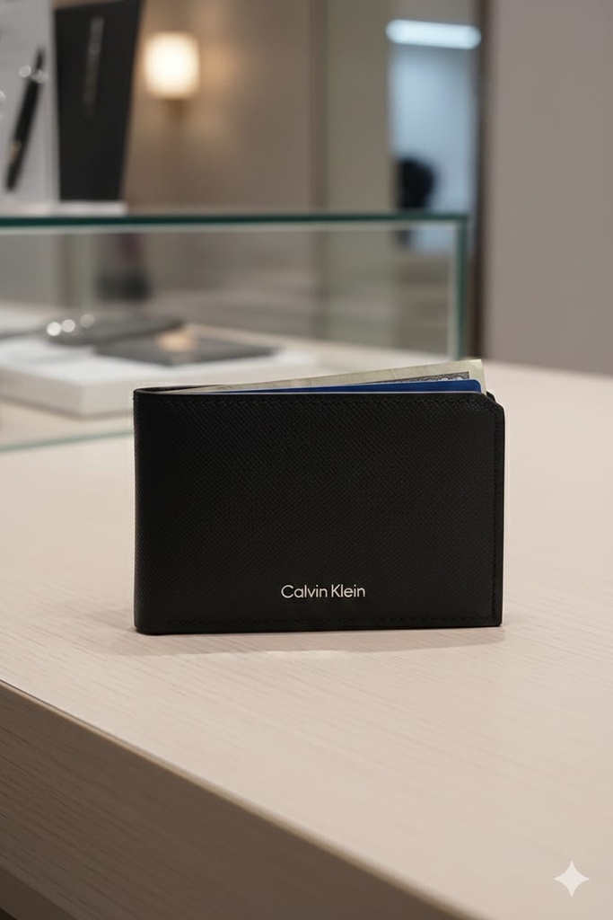 CALVIN KLEIN BILLETERA NEGRO MUJER