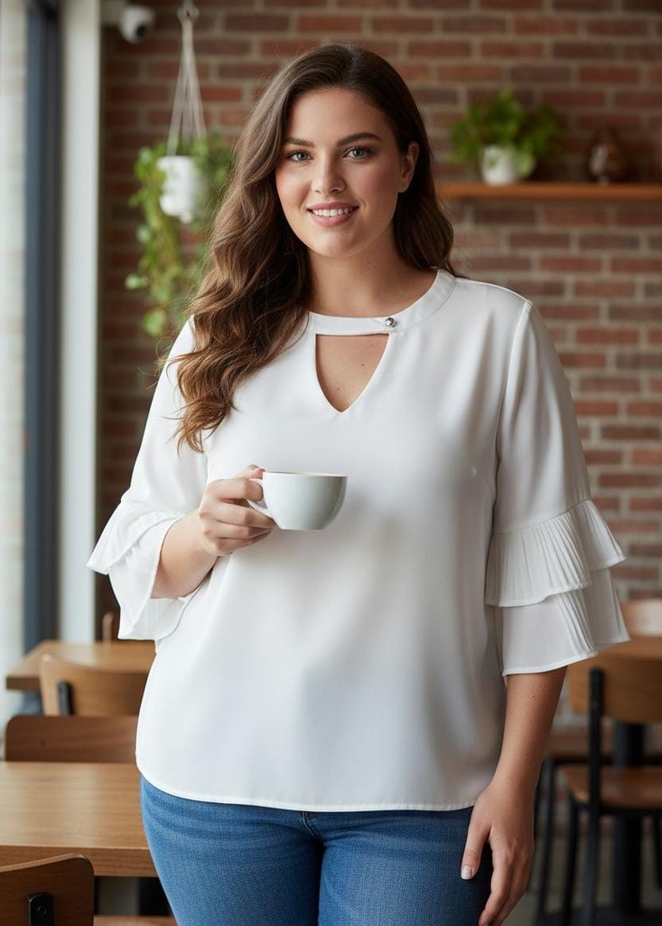 MILK&HONEY BLUSA MUJER BLANCO 53084T