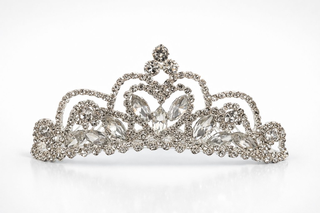 CRYSTAL TIARA P/CABELLO