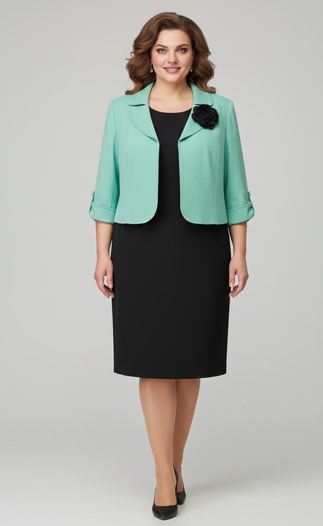 STUDIO ONE CHAQUT-VESTIDO M. NEGRO-