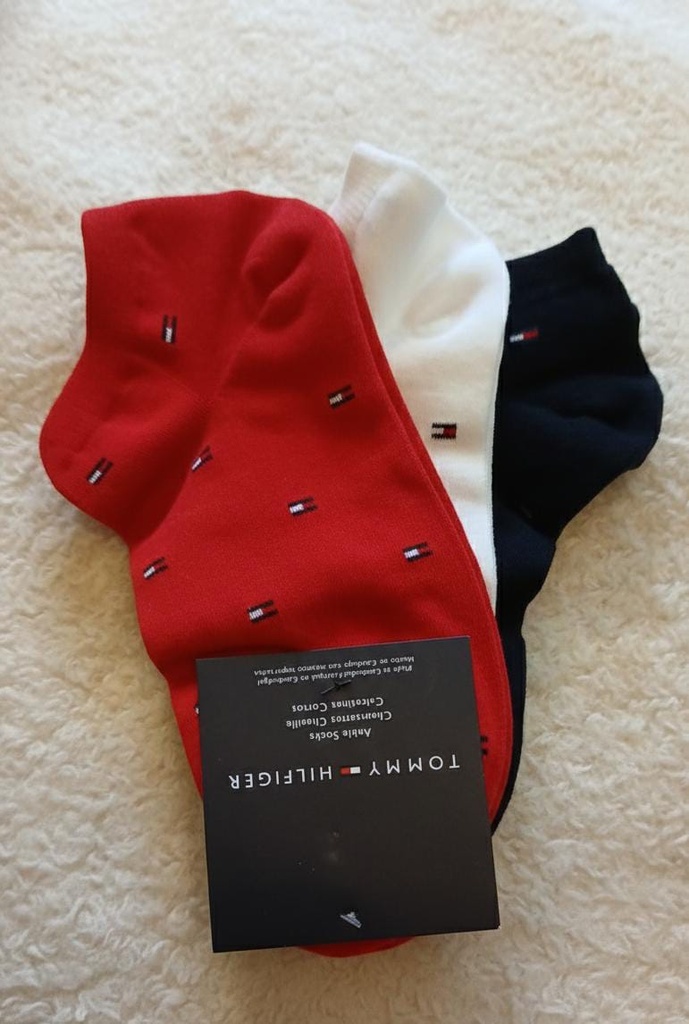TOMMY SET CALCETINES 3PAR COLORES