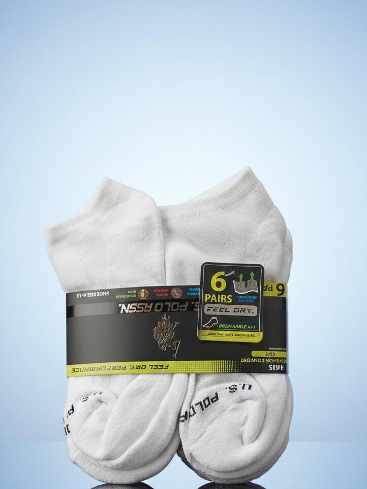 POLO SET CALCETINES BLANCO 6PZS