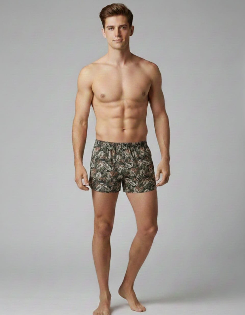 BANANA BOXER HOMBRE VERDE TIGRES