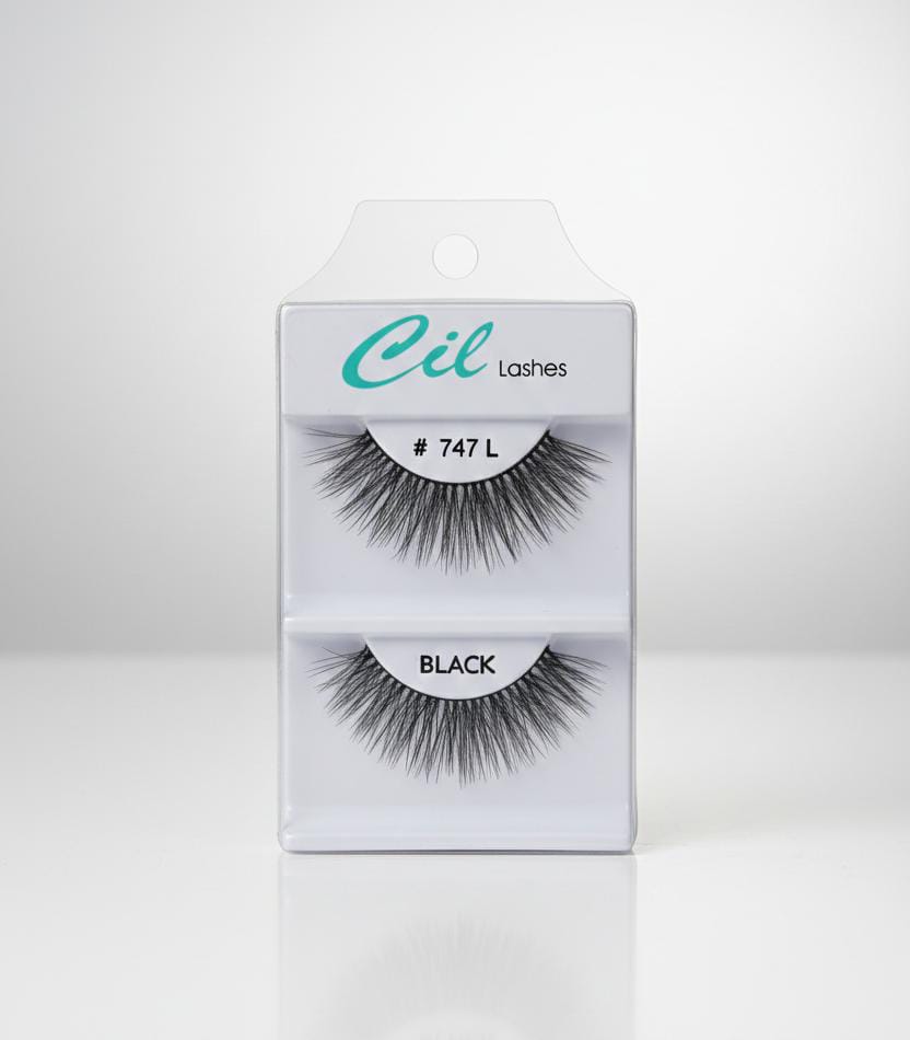 CIL LASHES PESTAÑAS BLACK #747 L