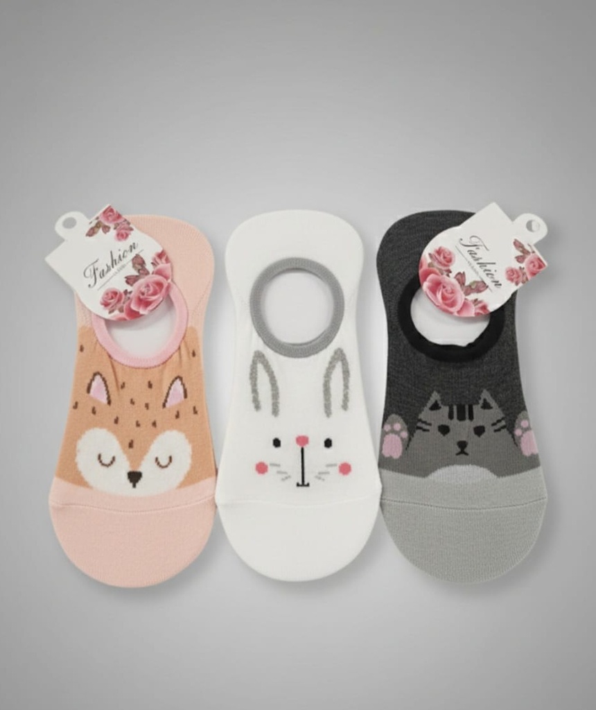 FASHION TOBILLERAS MUJER CLRS 1PAR